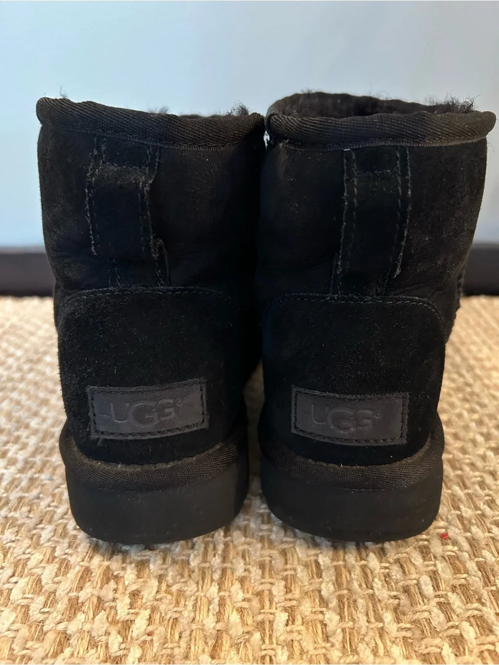 UGG black suede